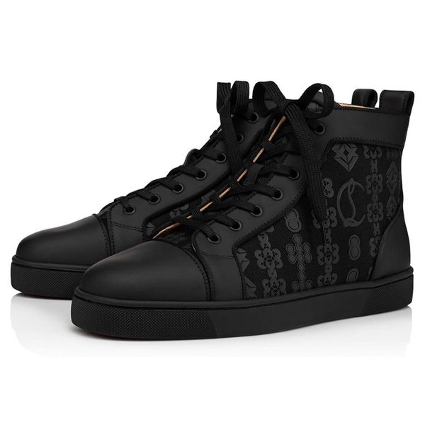 Mode Luxus Männer Frauen Freizeitschuhe Lous Orlato Rantus Flache High Tops Sneakers Italien Klassisches Gummiband Leder Designer Super Qualität Sportschuhe Box EU 35-47