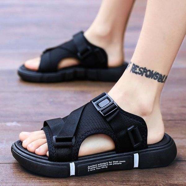 Hausschuhe 2023 Sommer Mann Casual Schuhe Atmungsaktives Mesh Männlichen Strand Sandalen Tenis Masculino Erwachsene Respirant Eau Krasovki EVA Weiche