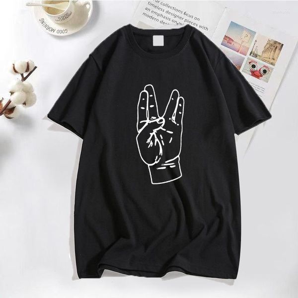 Camisetas masculinas Camisa masculina Damso Life Life Manga curta Camiseta Man Cotton Casual Streetwhear