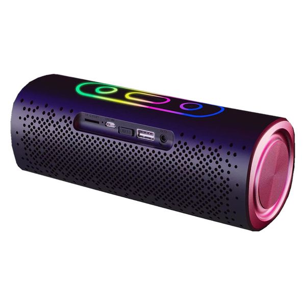 Nuovo altoparlante bluetooth wireless S819 subwoofer per scheda plug-in portatile esterno luci di colore creative mini stereo per telefono cellulare con scatola