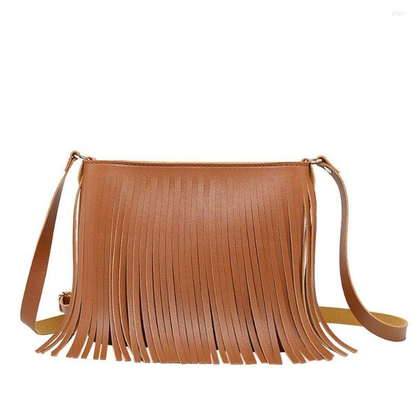 Borse da sera Borsa a tracolla da donna Tassel Messenger Satchel Tote Crossbody Phone Over Mens Small