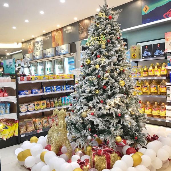 Weihnachtsdekorationen, künstlicher Baum, Luxus-Geschenk, Jahr, verschlüsselte Ornamente, Familienfeier, Adornos de Navidad, Heimdekoration, 50 Weihnachten