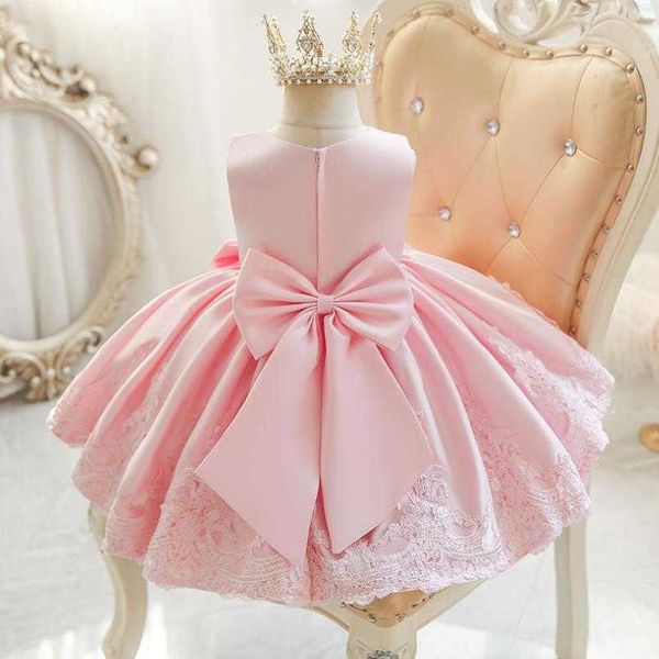 Mädchenkleider Mädchen Prinzessin Ballkleid 1. Geburtstagskleid Säuglingselegante Kleider Neugeborene Boutique-Kleidung Baby Taufe Flauschige Vestidos L1535