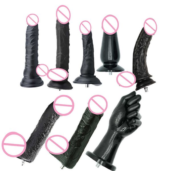 DILDOS/DONGS FREDORCH SEX MACHINE ATPLICTIONS BIG BLACK DILDOSORGASM G-SPOT Стимуляция Силиконовая дилдо для вак-U-U-Lock Machines L230303