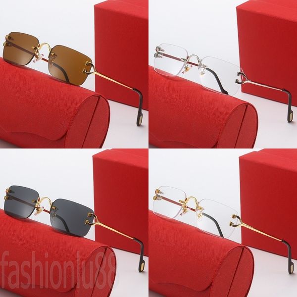 Damen-Sonnenbrille, modisch, Herren-Brille, vergoldeter Rahmen, luxuriös, exquisit, Lünette für Herren, rot, trendig, Vintage, zart, Damen-Sport-Sonnenbrille, Designer PJ039 B23