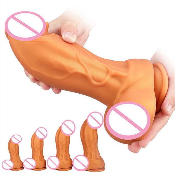 Dildos/dongs yumuşak gerçekçi büyük penis ucuz küçük anal yapay penis silikon vantuz kalın dick popo fiş seks oyuncaklar kadın kadın eşcinsel strapon horoz l230303