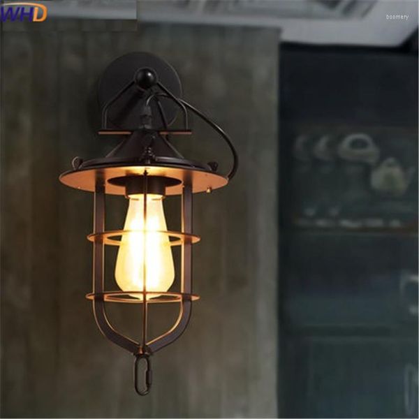 Wandleuchte Edison Loft Vintage für Schlafzimmer Eisen Antik Licht Industrie Retro Lampen Treppen Restaurant Home Beleuchtung