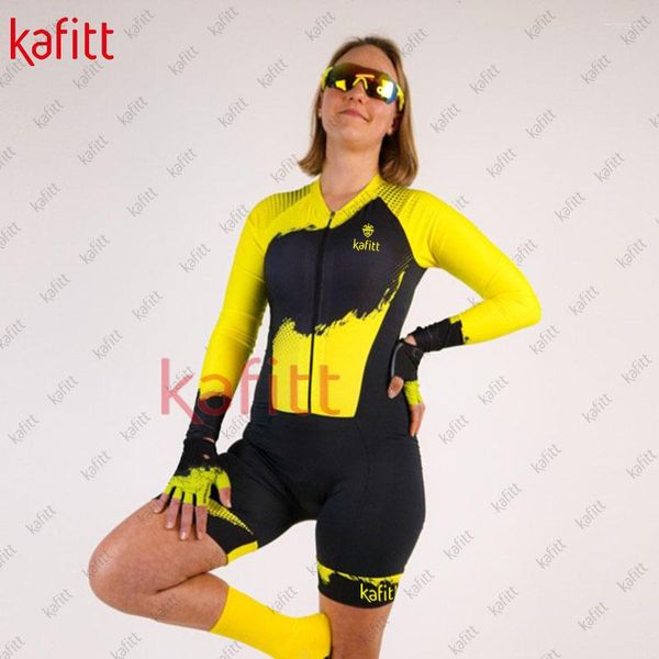 Yarış setleri Kafispesial Fiyat Erken Sonbahar Bayanlar Küçük Maymun Tulum Açık Bisiklet Takımı Giyim Kadınların Sweatshirt Takım