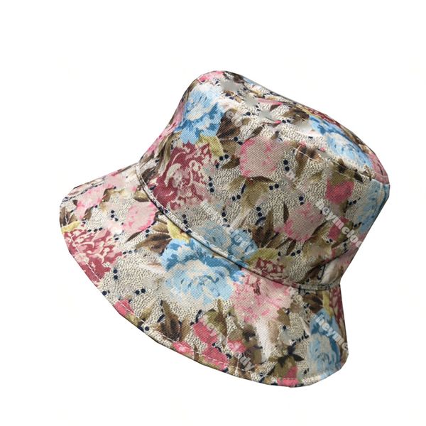 Os mais novos tampas de bola floral tampas esportivas bonés chapéus largo chapéu hat street estilo pescador chapéu para homens mulheres