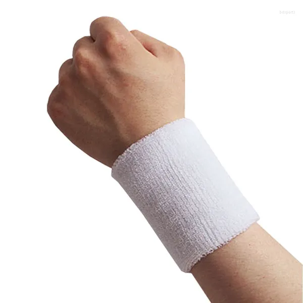 Suporte do pulso 1pcs SweatBand Tennis Sport Sport Wrist Volleyball Gym Brace Band Sweat Towel Protector 8/10/15 cm