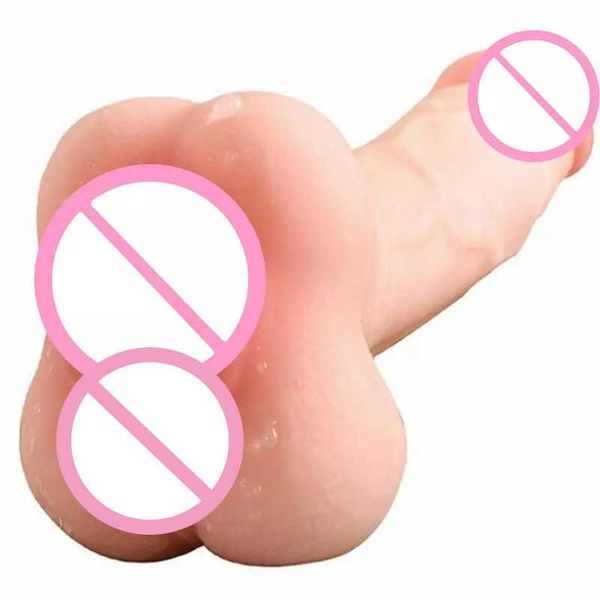 Dildos/Dongs Männlich Vagina weicher Dildo Anal Gay Sex Toys Real Penis Masturbation Gay Erwachsener 18 Gummi -Arsch Hahn L230303