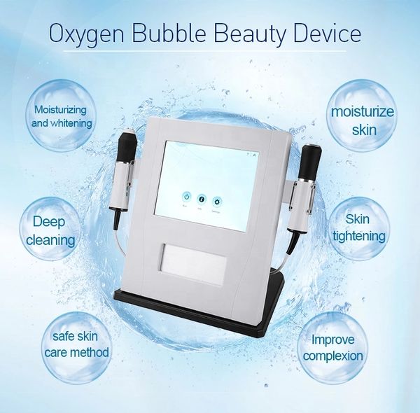 articoli di bellezza 3 in1 co2 RF Ultrasonic Skin Care Oxygen Jet Peel Oxygen Facial Hydro Machine Hydrodermabrasion Facial Bubble Exfoliate