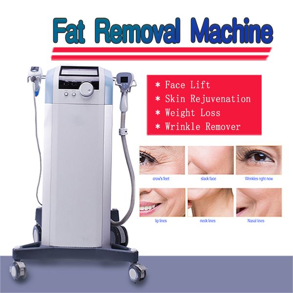 Máquina para adelgazar Sistema de enfriamiento por ultrasonido RF 3 en 1 monopolo Radiofrecuencia Contorno corporal Equipo de belleza Estiramiento facial Eliminador de arrugas Pérdida de peso