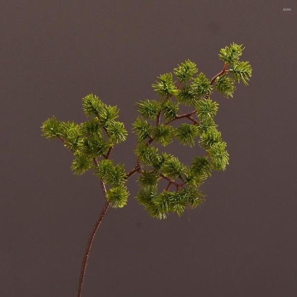 Dekorative Blumen MBF Künstlicher Kiefernzweig, Landschaftsbau, künstliche Zweige, Zuhause, Hochzeit, Weihnachtsdekoration, Kunststoff, Grünpflanzen, DIY