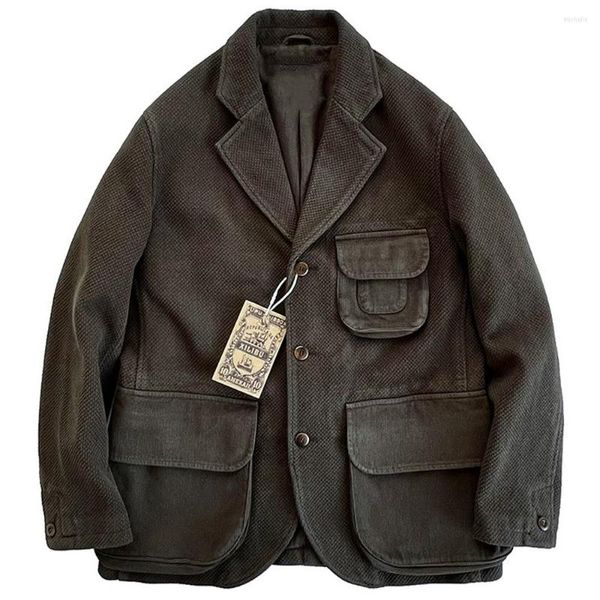 Männer Jacken Baumwolle Anzug 2023 Mantel Herren Khaki Blazer Mann Jacke Frühling Herbst Winter Marke Oberbekleidung Mantel Kleidung Amerikanische Europäische