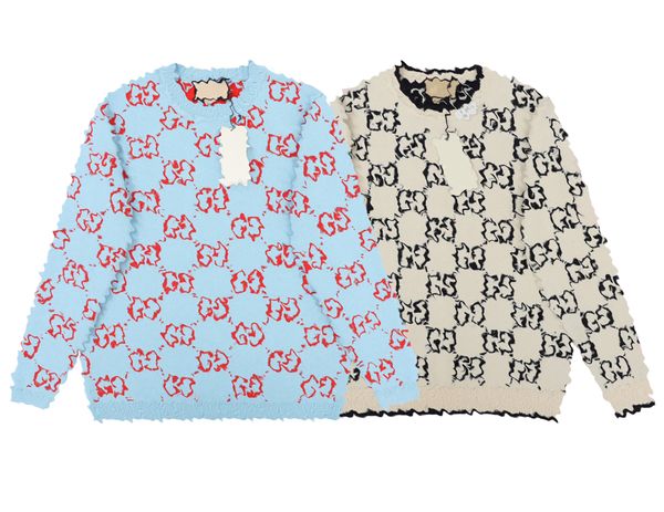 Suéter feminino designer roupas esportivas moda algodão carta impressão casal mesmo estilo camisola de malha roupas