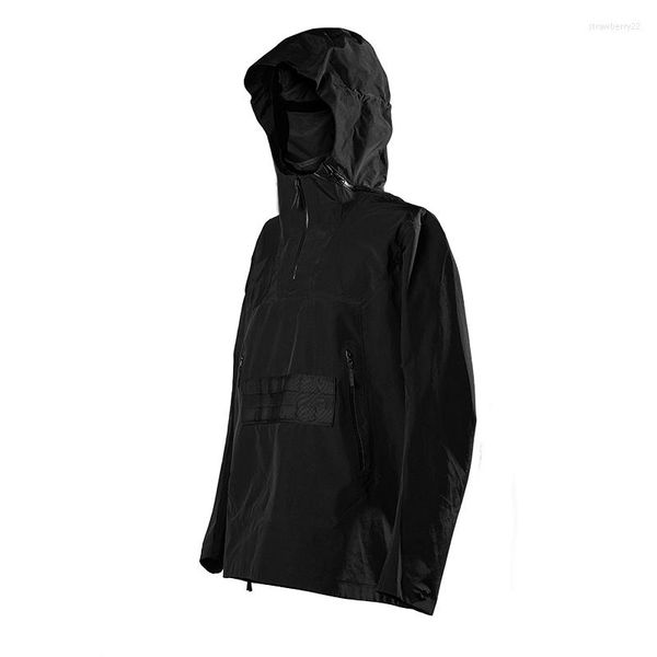 Herren Jacken Pupil Travel PT-825 Funktioneller Anorak Windjacke Front Molle Techwear Ninjawear Streetwear AestheticMen's