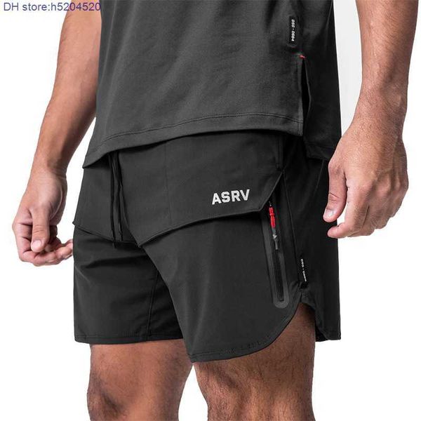 2023 Fashion Sports Fitness Brand Asr 'V Summer's Men's Shorts Многофункциональные наружные отражающие сетки сетки сетки Gwqo