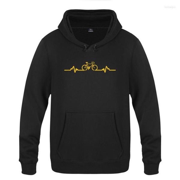 Herren-Kapuzenpullover, Radfahren, Fahrrad – Geburtstagsgeschenk, Kapuzenpullover, Herrenmode, langärmeliger Fleece-Pullover mit Kapuze