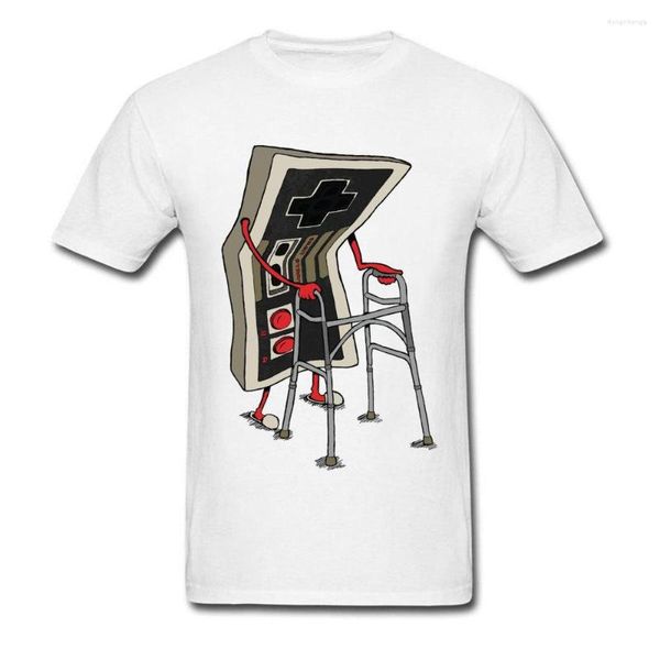 Camiseta masculina de videogame de videogame de videogame de camiseta velha escolar