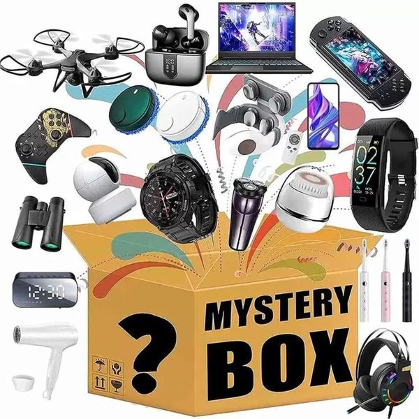 Вечеринка Lucky Mystery Boxs Цифровая электроника, есть шанс открыть: дроны, умные часы, геймпады, камеры, охлаждающие подставки для ноутбуков и многое другое