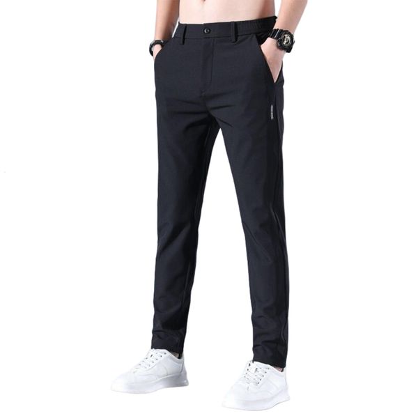 Männer Hosen Sommer Herren Golf Hosen Schnell Trocknend Lange Mit Taschen Casual Atmungsaktive Entspannte Fit Männlich 230302