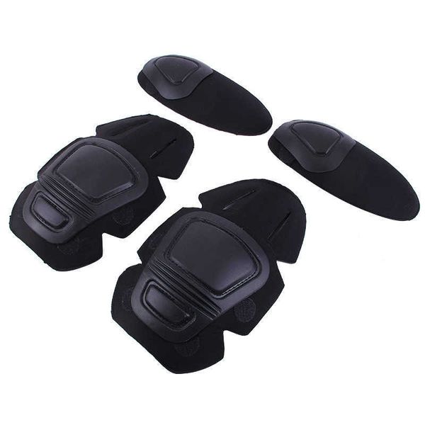 Cotovelo joelheira joelheira joelho tático cotovelo protetor protetor para pinto airsoft combate uniforme de traje militar 2 joelheiras 2 cotoveladas apenas para traje de sapo j230303