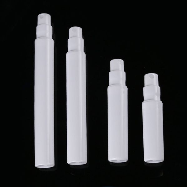 Hochwertige weiße Sprühflaschen für ätherische Öle, 2 ml, 3 ml, 4 ml, 5 ml, weiße Parfüm-Kunststoff-Sprühflasche