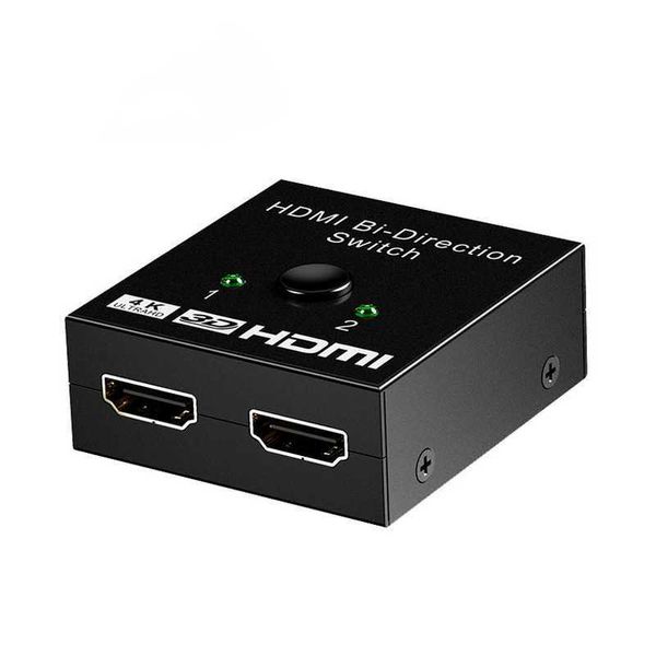 HDMI uyumlu anahtar çift yönlü splitter 1 in2 out 2 giriş 1 çıkışını destekler Xbox PS4 HDTV için 4K 3D 1080p