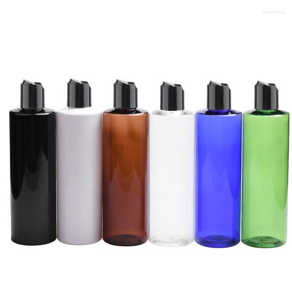 Aufbewahrungsflaschen 30 Stück 200 ml leere Lotionsflasche mit Scheibendeckel, Reise-PET, Shampoo, Flüssigseife, Kunststoffbehälter, Pressschraubendeckel