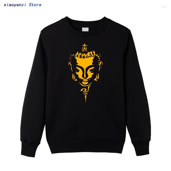 Männer Hoodies Winter Herbst Sweatshirts Casual Buddha Pullover Männer Komfortable Buddhismus Religiöse Überzeugung Homme