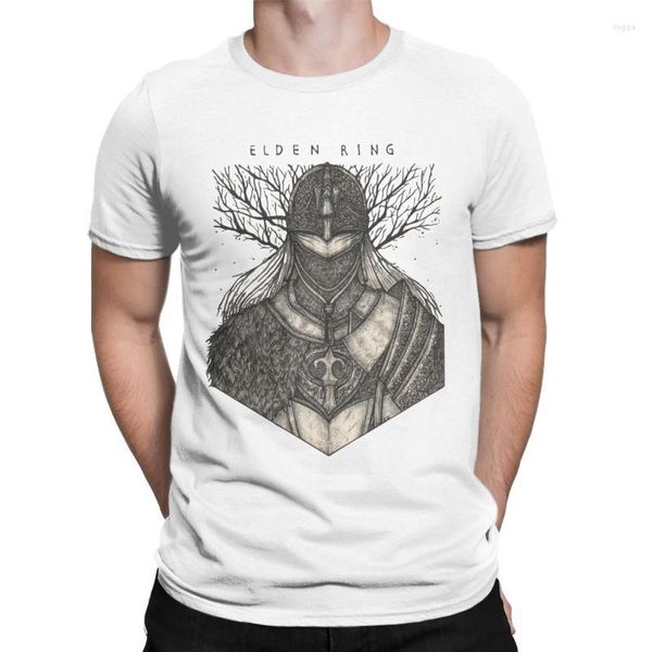 T-shirt da uomo Camicia per uomo Elden Ring Game Regalo perfetto Vestiti in puro cotone T-shirt a maniche corte O Neck fantastiche T-shirt taglie forti