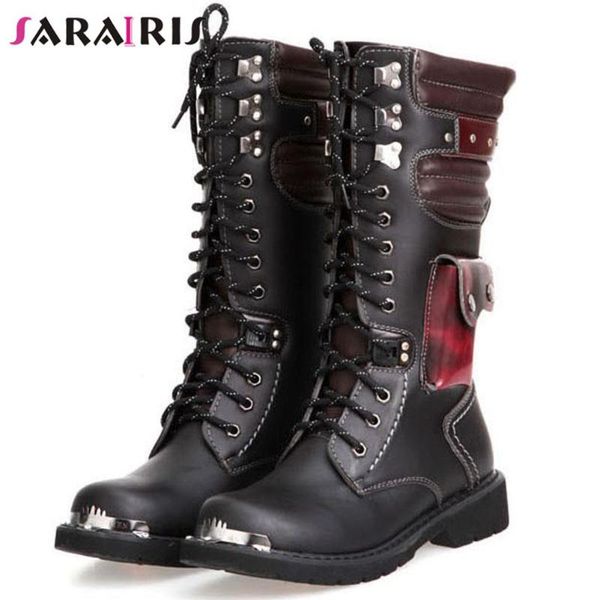 Boots Sarairis Big Size 45 fêmea de renda colorida feminina