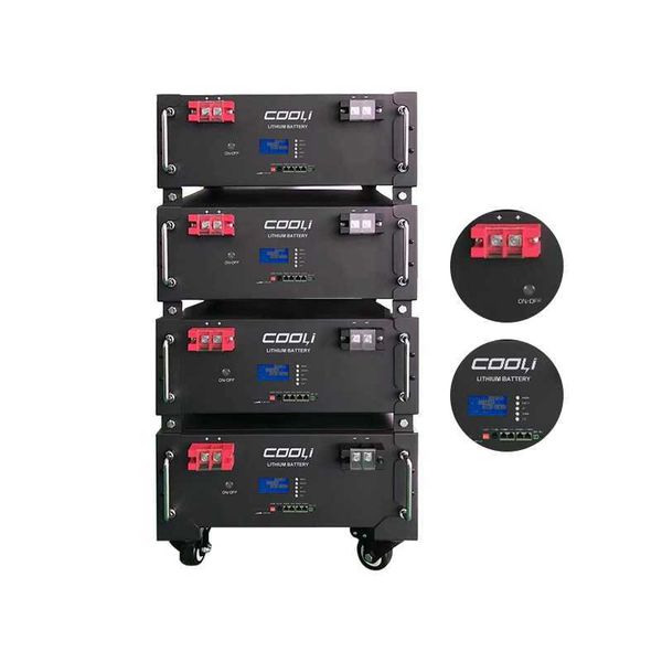 Rack de vida de ciclo longo montado 48 volts LIFEPO4 Battery Pack Pack Ion Solar Battery 48V 800AH Preço
