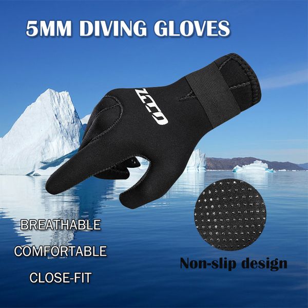 Stivaletti da surf 1 paio 5mm Neoprene Guanti da immersione per nuoto Kayak Surf Snorkeling Caldo per adulti Pesca Muta Costumi da bagno per uomo Donna 230303