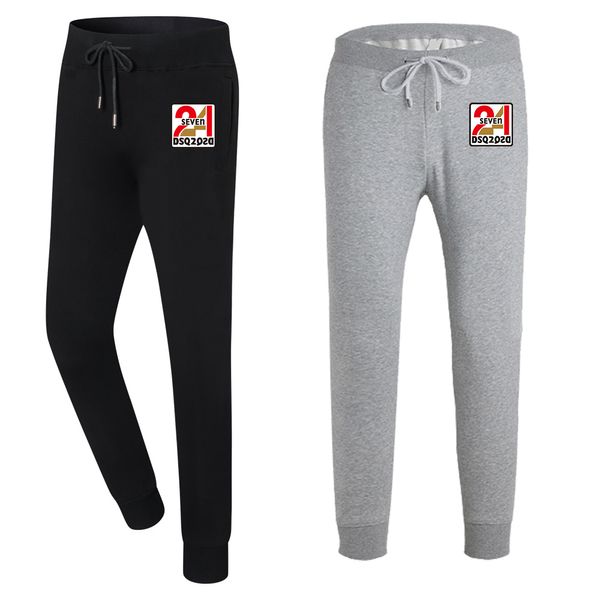 Calça esportiva de roupas esportivas DSQ2 9 pontos Pontas masculinas casuais para adolescentes tendências versáteis calças de perna larga de drawcord