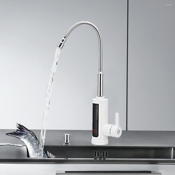 Rubinetti da cucina Display della temperatura del riscaldatore del rubinetto elettrico del rubinetto dell'acqua istantaneo 3KW