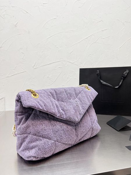 Bolsa de designer de luxo Bola feminina uma cadeia de mensagens de ombro lavável confortável e macio