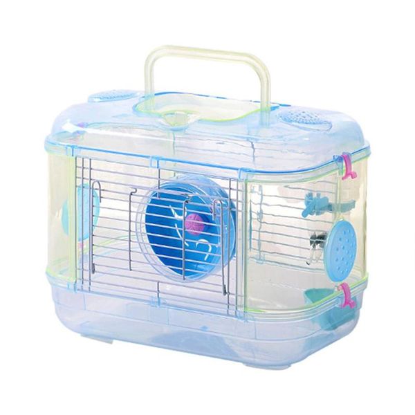 Küçük Hayvan Malzemeleri Şeffaf Hamster Cage Multi Katmanlı Pet DIY HOUSE