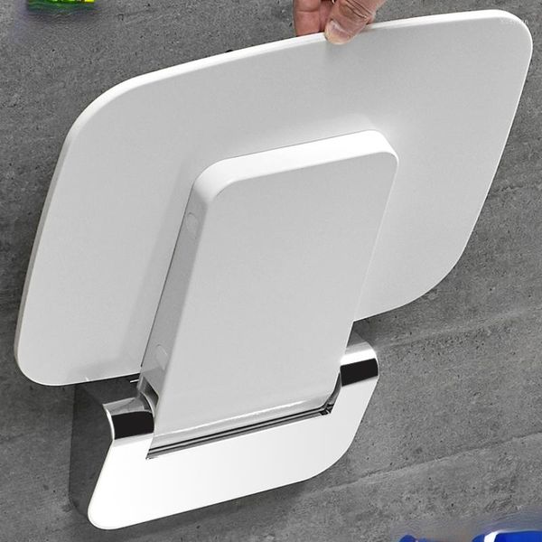 Set di accessori da bagno Sgabello pieghevole da bagno Sedile per anziani appeso a parete Cambio scarpe