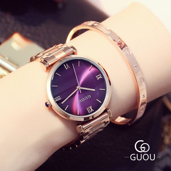 Armbanduhr Marke Frauen Quarz Uhr Watches Damenuhr Edelstahlgürtel Moderne Mode Luxus Ladies Armband Uhr Women's Clockwatchwatches