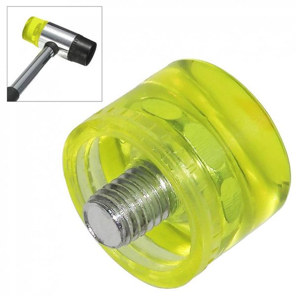 Ручные инструменты 25 мм резиновая круглая головка молотка с двойным рабочим стеклом глазурки с замену нейлоновым молотком инструментом