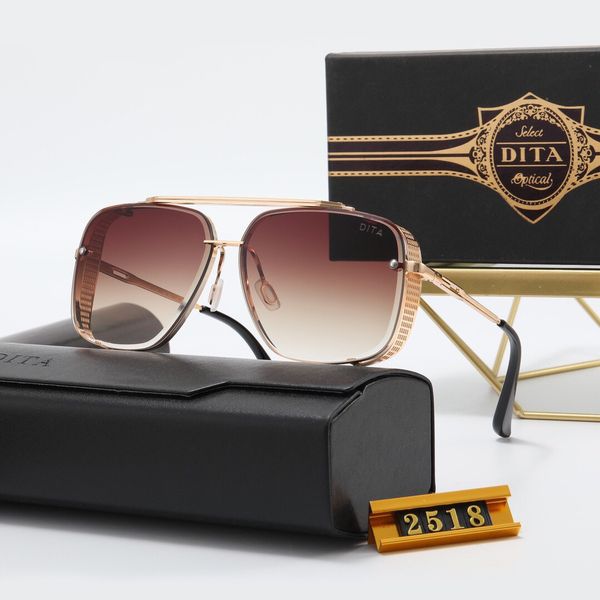 Dita Occhiali da sole Vintage Panther Occhiali da sole senza montatura Designer di lusso Carter Shades Eyewear Uomo Lentes De Sol Mujer Have Have Logo