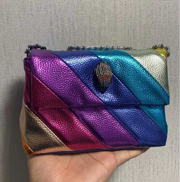 Borsa a tracolla di design borsa a tracolla di diamanti colorati Borse a mano Borse da donna Eagle Tote Fashion Messenger Rainbow Bag 230304