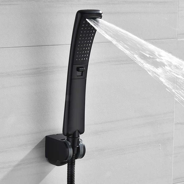 Ванная душевая головка черная водопад для душа с высоким давлением дождь для душа набор для сбережений воды для экономящего фильтра Высококачественная бесплатная доставка J230303