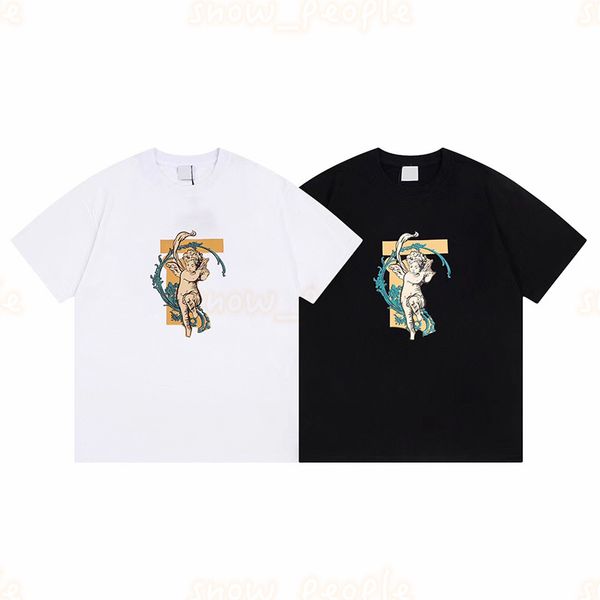 Männer Frauen Baumwolle T Shirt Paare Mode Digital Angel Print T Shirts Unisex Kurzarm T-shirts Größe XS-L