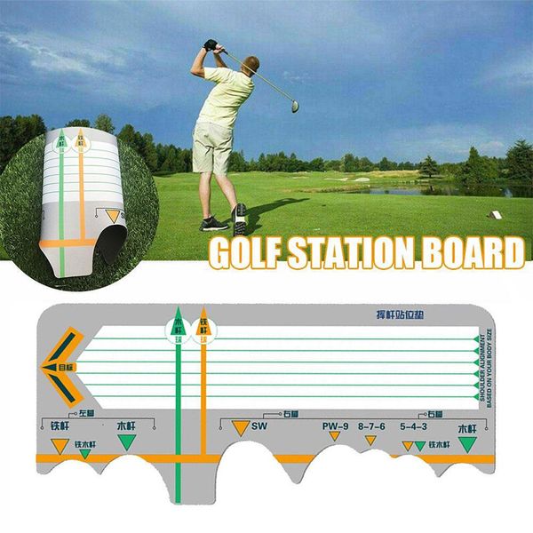 Altri prodotti per il golf Station Board Swing Trainer Pratica postura correttiva Principianti Calibrazione battuta Accessori per allenamento 230303