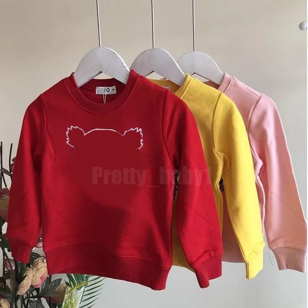 Felpa per bambini con motivo ricamato Autunno Abbigliamento di marca Maglione pullover per bambini a maniche lunghe alla moda per ragazzo e ragazza