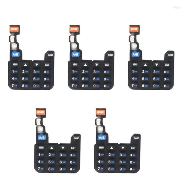 Walkie Talkie 5 STÜCKE Taklie UV5R Numerische Tastatur Ersatzteile Für Baofeng Funkgerät UV-5R UV-5RA