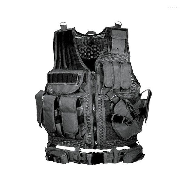 Giacche da caccia Custodia in nylon Molle Gear Gilet tattico Body Armor Plate Carrier Accessori 6094 Military Combat Army Wargame